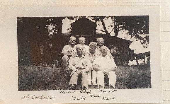Six of the 11 Caldwell brothers and sisters