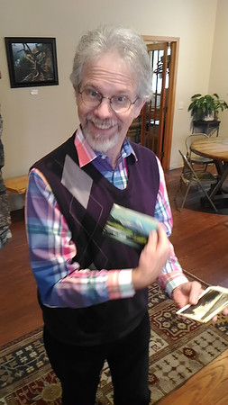 Steve at Jane's wedding reception